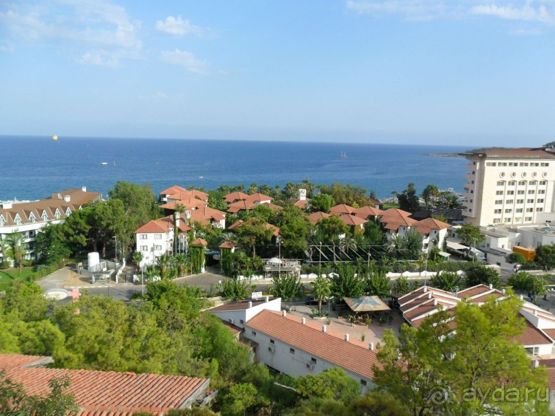 Отель. Вид сверху.