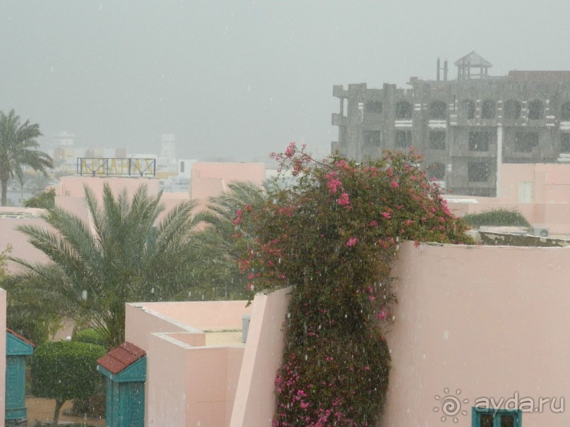 Дождик иград в Хургаде!