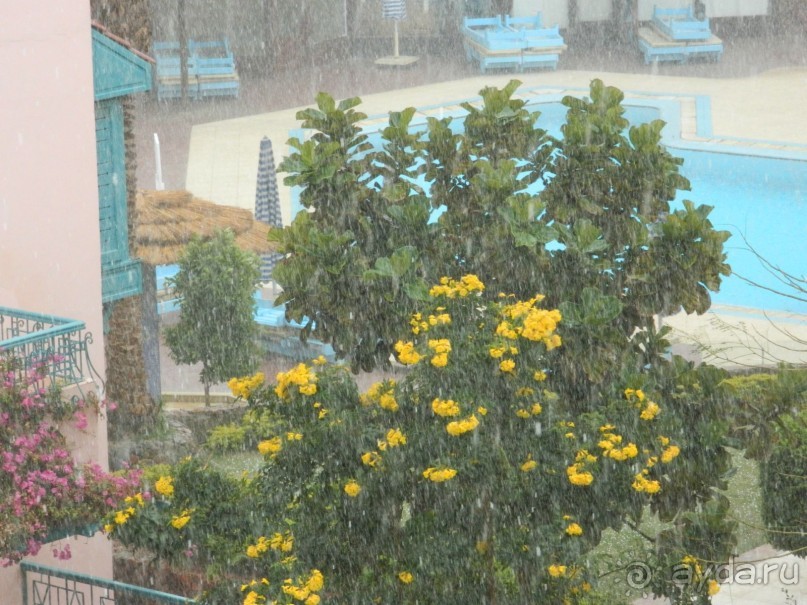 Дождик иград в Хургаде!