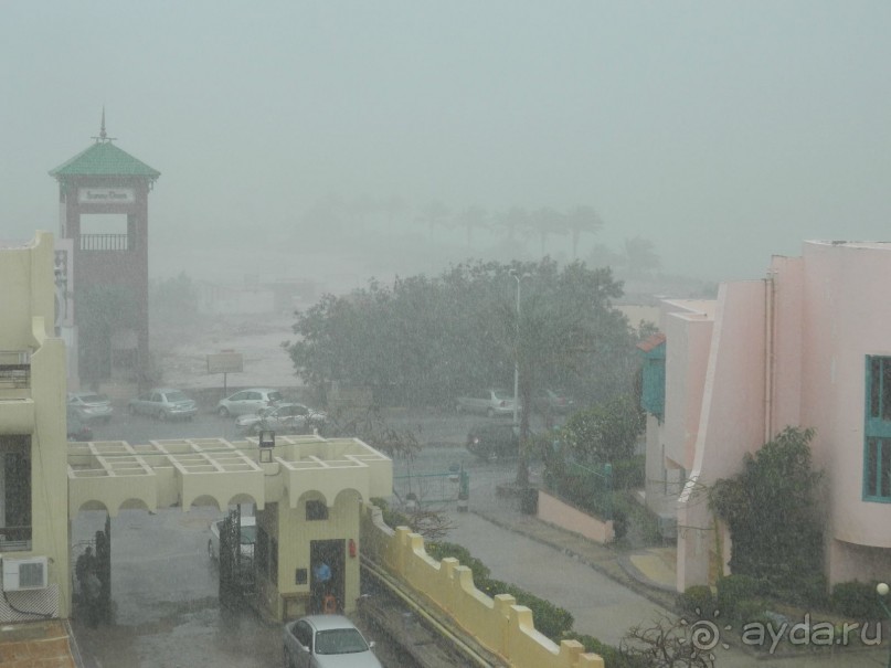 Дождик иград в Хургаде!