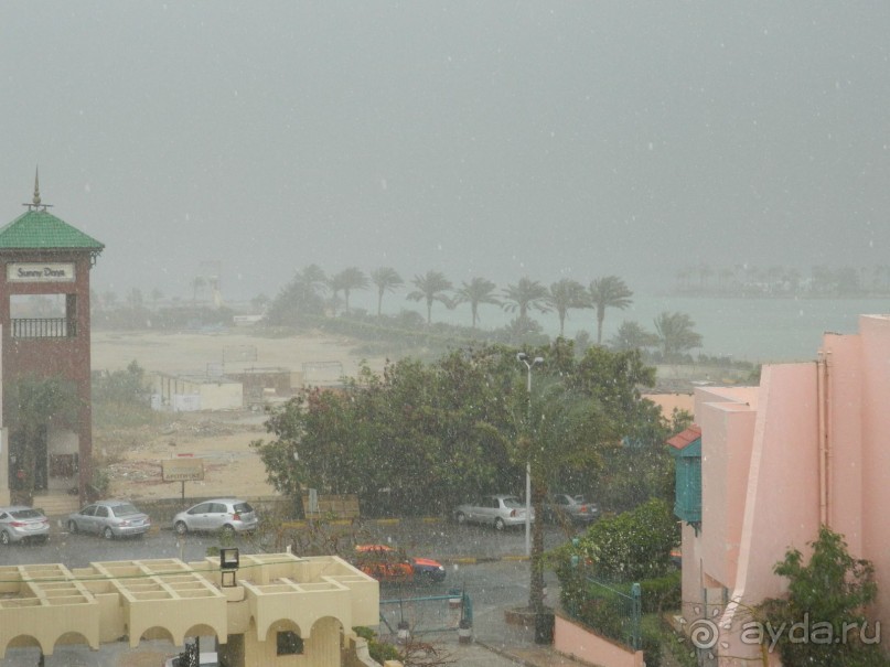 Дождик иград в Хургаде!