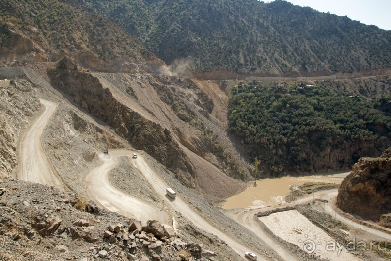 Еще незаасфальтированный перевал, трасса Эрзурум - Хопа