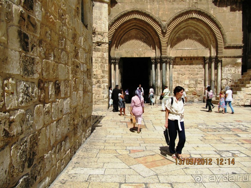 Храм Гроба Господня. Вход