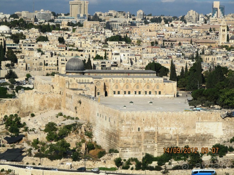 Темный купол - мечеть Аль-Акса