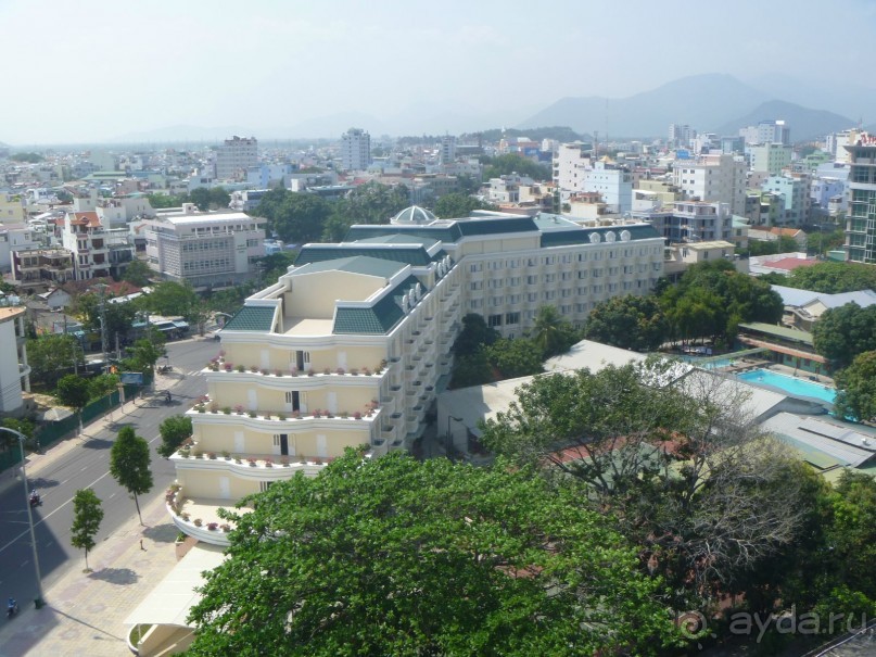 Вид на город из отеля