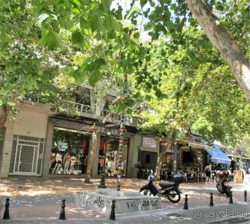 Греческая" кругосветка". Современные Афины. Ч.3. Микс: парки, сады, улицы, дворы.