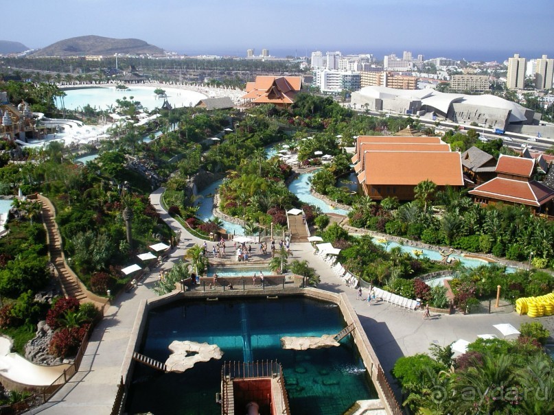 СИАМ ПАРК. Вид с 30-ти метровой высоты. Горка "Камикадзе"