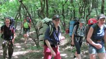 Экстрим поход по Крыму с веревками