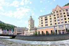 Горнолыжный курорт "Роза Хутор" Сочи.