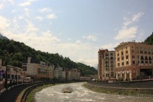 Горнолыжный курорт "Роза Хутор" Сочи.