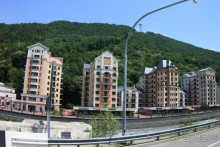 Горнолыжный курорт "Роза Хутор" Сочи.