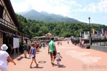 Горнолыжный курорт "Роза Хутор" Сочи.