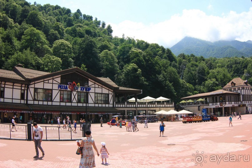 Горнолыжный курорт "Роза Хутор" Сочи.