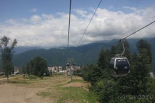 Горнолыжный курорт "Роза Хутор" Сочи.