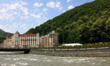 Горнолыжный курорт "Роза Хутор" Сочи.