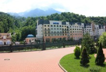 Горнолыжный курорт "Роза Хутор" Сочи.