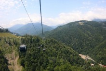 Горнолыжный курорт "Роза Хутор" Сочи.