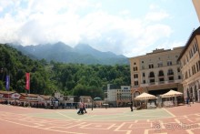 Горнолыжный курорт "Роза Хутор" Сочи.