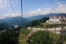 Горнолыжный курорт "Роза Хутор" Сочи.