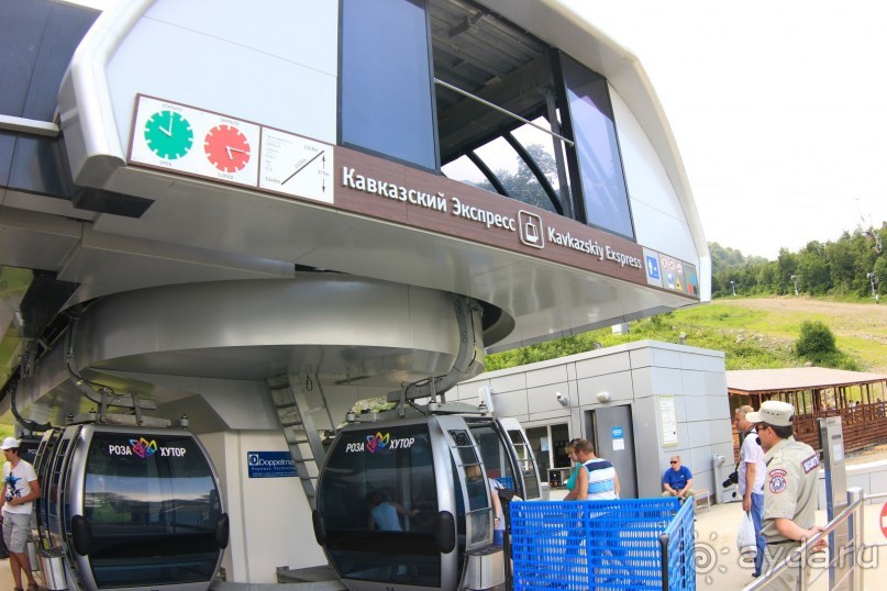 Горнолыжный курорт "Роза Хутор" Сочи.