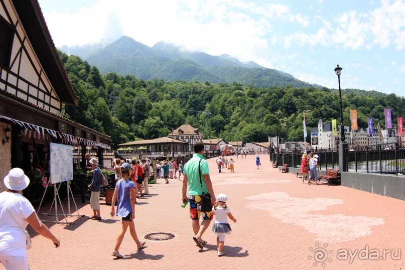 Горнолыжный курорт "Роза Хутор" Сочи.