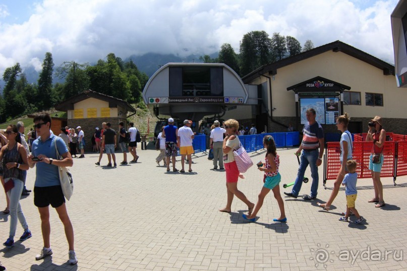 Горнолыжный курорт "Роза Хутор" Сочи.