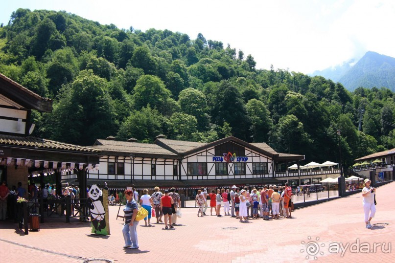 Горнолыжный курорт "Роза Хутор" Сочи.