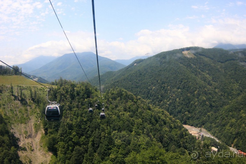 Горнолыжный курорт "Роза Хутор" Сочи.