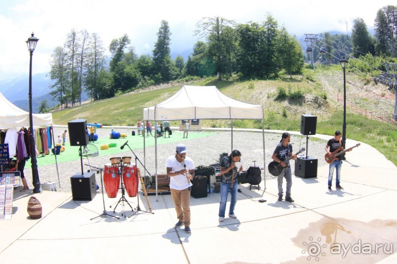 Горнолыжный курорт "Роза Хутор" Сочи.