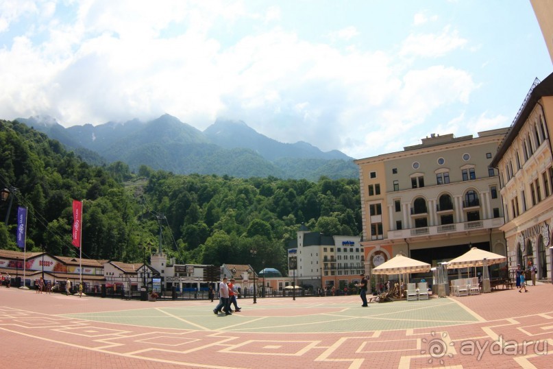 Горнолыжный курорт "Роза Хутор" Сочи.