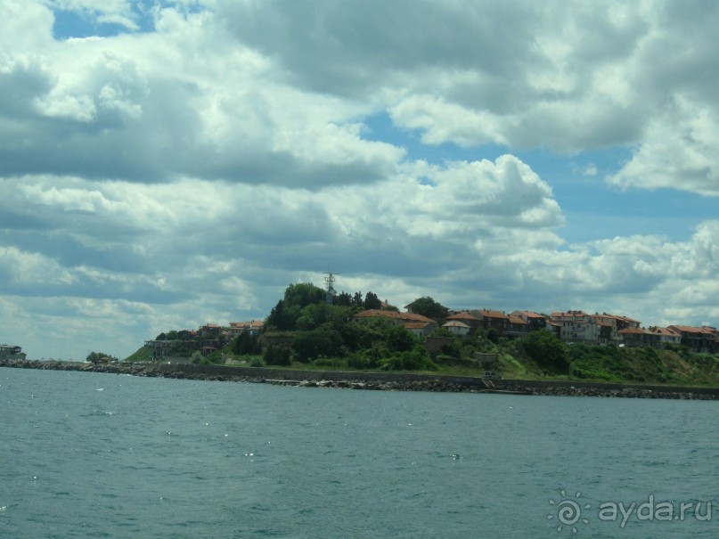 Из Несебра в Солнечный Берег возвращались на пароходике