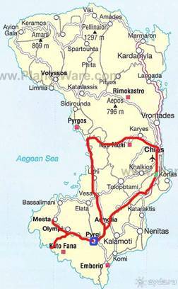 Хиос. Путешествие на автомобиле по греческим островам. Продолжение. Остров Хиос. 2011 год