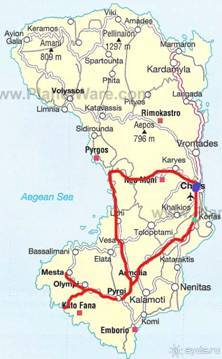 Хиос. Путешествие на автомобиле по греческим островам. Продолжение. Остров Хиос. 2011 год