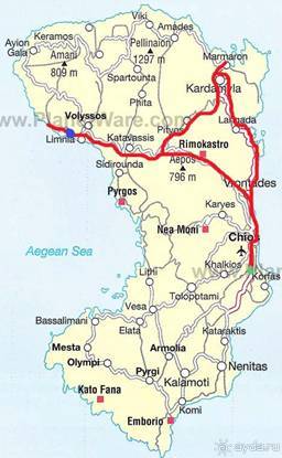 Хиос. Путешествие на автомобиле по греческим островам. Продолжение. Остров Хиос. 2011 год