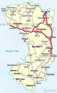 Хиос. Путешествие на автомобиле по греческим островам. Продолжение. Остров Хиос. 2011 год