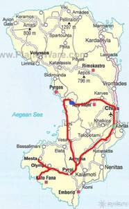 Хиос. Путешествие на автомобиле по греческим островам. Продолжение. Остров Хиос. 2011 год