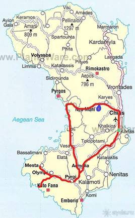 Хиос. Путешествие на автомобиле по греческим островам. Продолжение. Остров Хиос. 2011 год