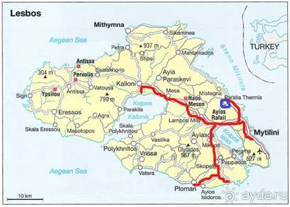 Лесбос. Путешествие на автомобиле по греческим островам. Начало. Остров Лесбос, 2011 год