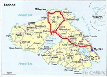 Лесбос. Путешествие на автомобиле по греческим островам. Начало. Остров Лесбос, 2011 год