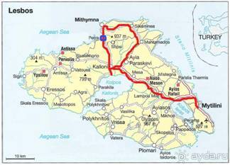 Лесбос. Путешествие на автомобиле по греческим островам. Начало. Остров Лесбос, 2011 год