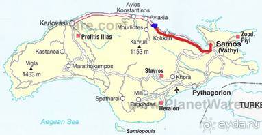 Самос. Путешествие на автомобиле по греческим островам. Продолжение. Остров Самос. 2011 год