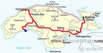 Самос. Путешествие на автомобиле по греческим островам. Продолжение. Остров Самос. 2011 год