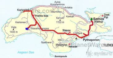 Самос. Путешествие на автомобиле по греческим островам. Продолжение. Остров Самос. 2011 год