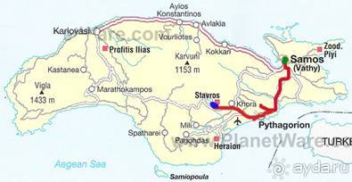 Самос. Путешествие на автомобиле по греческим островам. Продолжение. Остров Самос. 2011 год