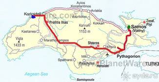Самос. Путешествие на автомобиле по греческим островам. Продолжение. Остров Самос. 2011 год