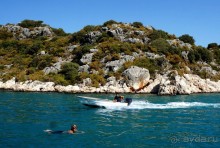 Остров Кекова и его окрестности.