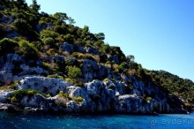 Остров Кекова и его окрестности.