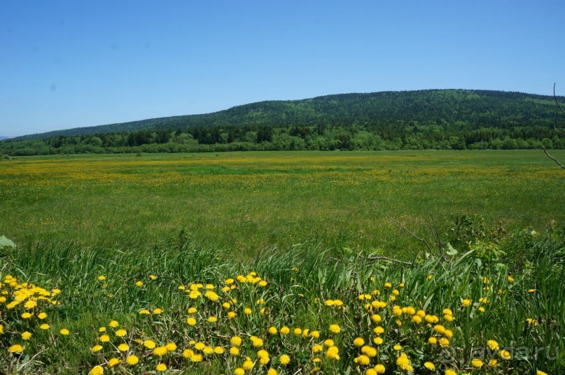 Итак,   в   путь.   Проезжаем   равнинную   часть   дороги.