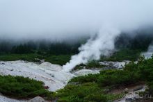 Там за туманами берег наш родной. о. Кунашир.
