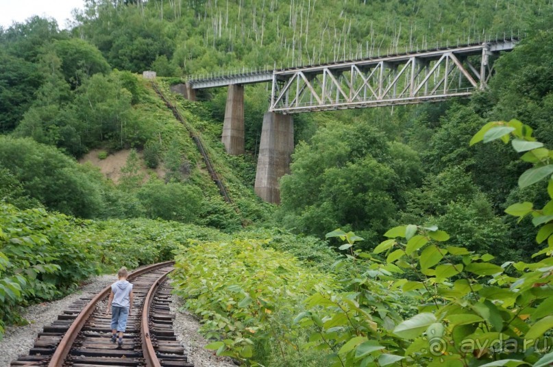 Так    выглядит   мост   при   приблежении   к   нему.